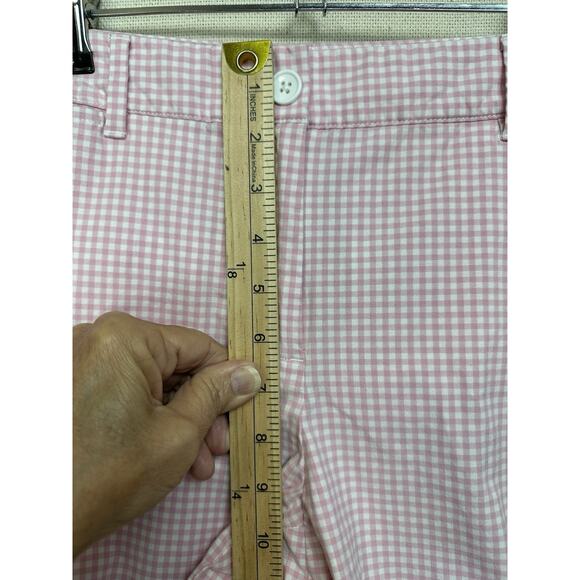 Talbots The Perfect Crop Pants Size 6 Petite Pink White Preppy Feminine - Picture 10 of 15